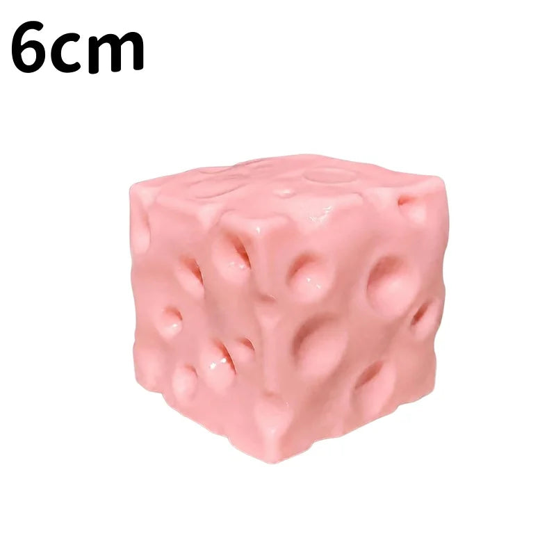 Squishy Cheese Cube Stress Ball