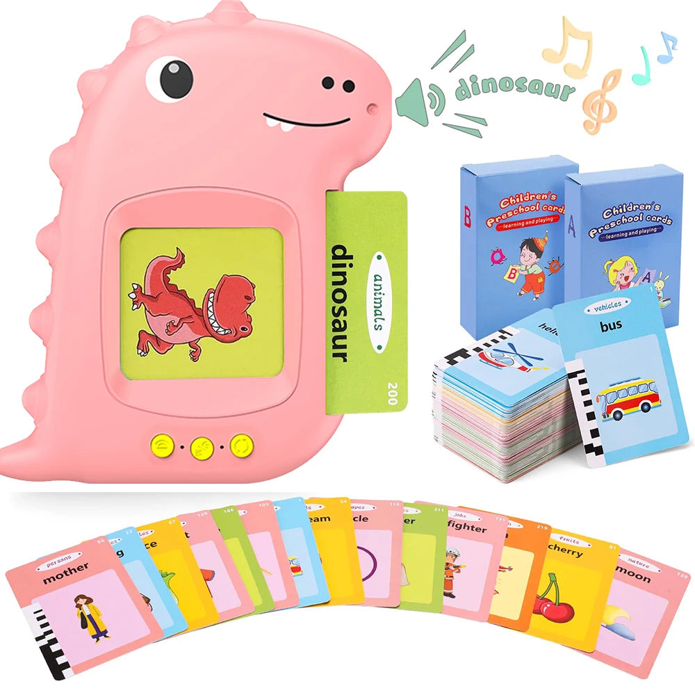 Dinosaur Talking Flash Cards with 224 Sight Words