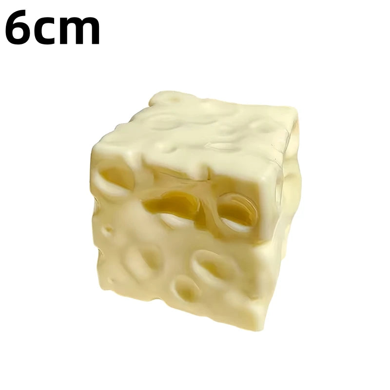 Squishy Cheese Cube Stress Ball