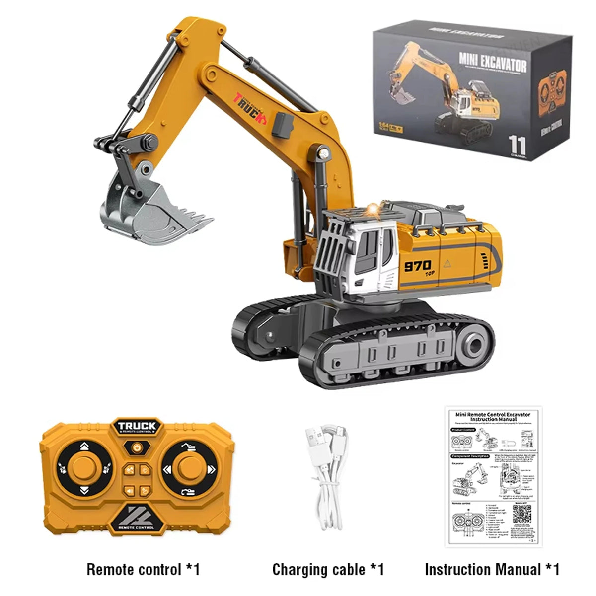 Mini RC Construction Vehicles 1:64 – Pro Alloy