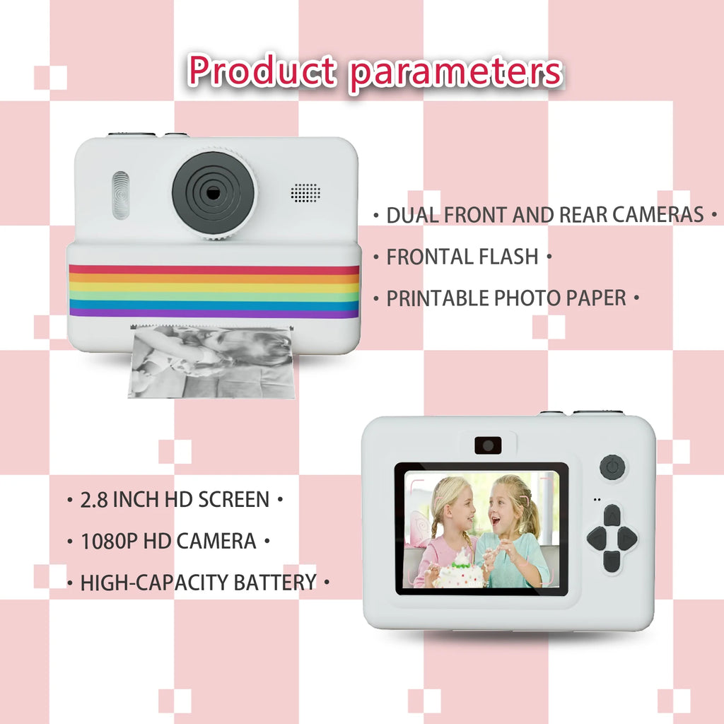 Kids Instant Print Camera