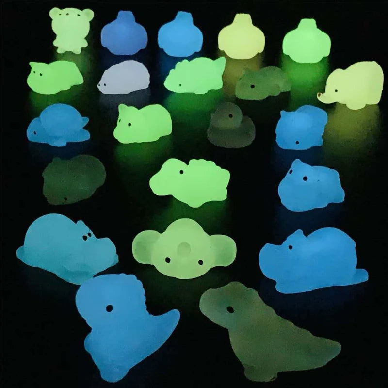 Glow-in-the-Dark Mochi Squishies