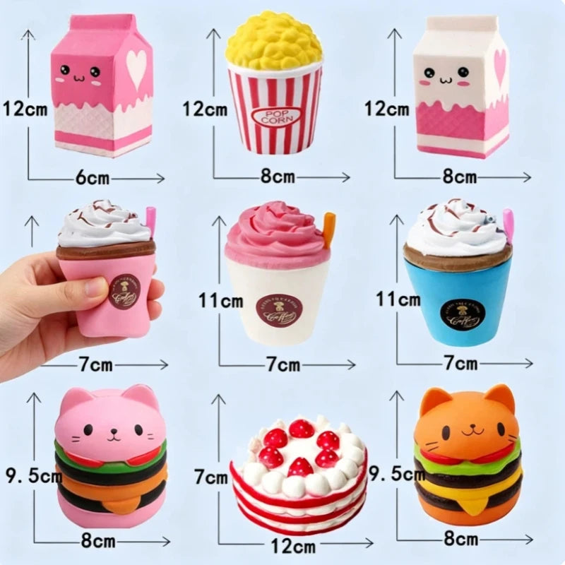 Jumbo Slow-Rise Food Squishies