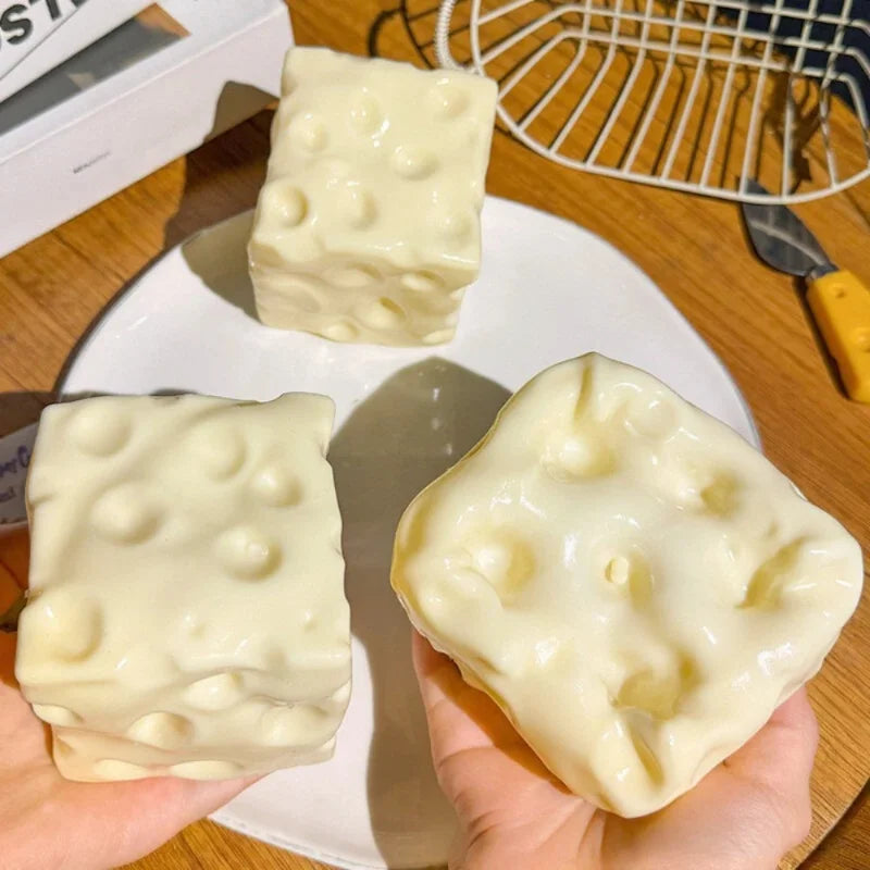 Cloud Cheese Squishy Cube