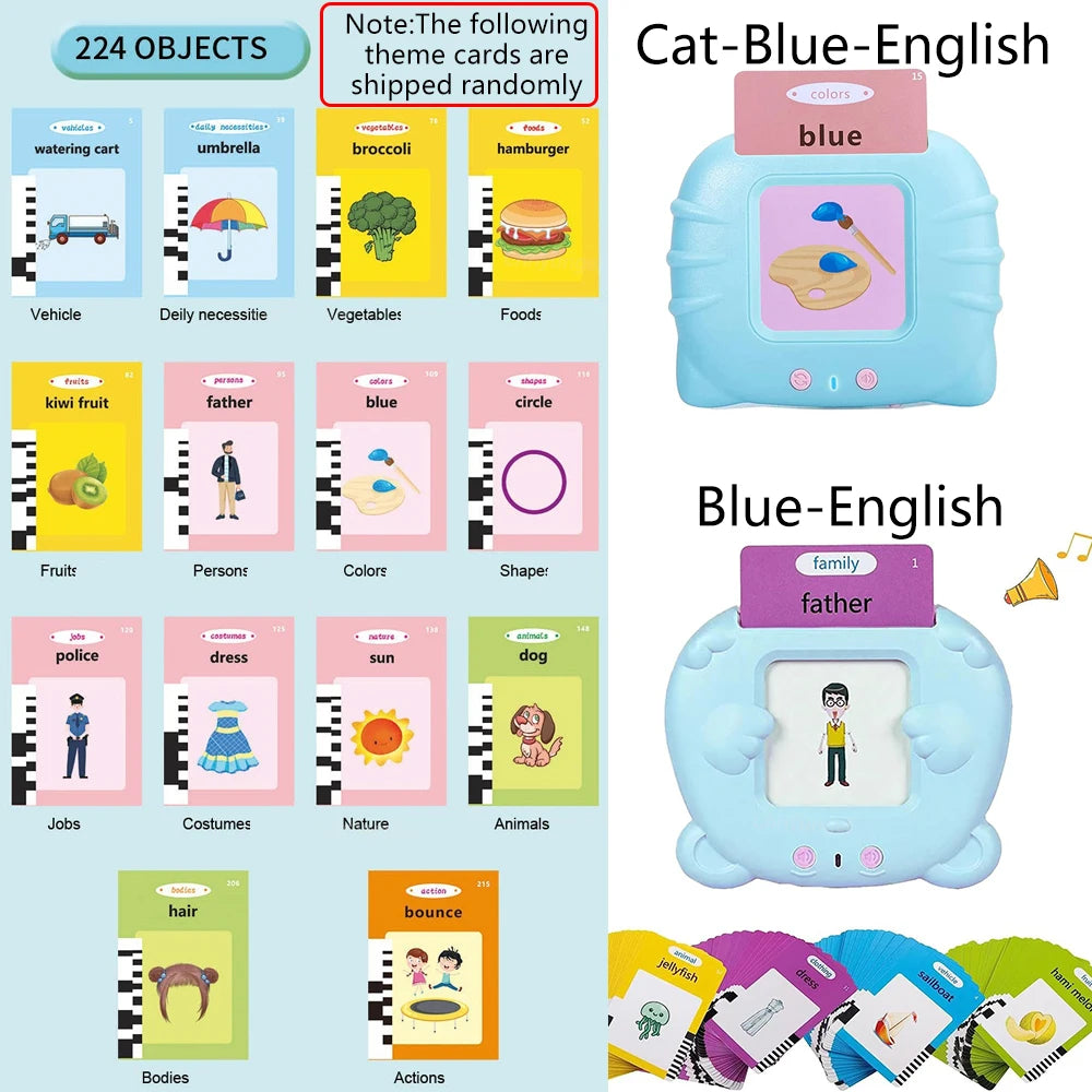 Talking Flash Cards Reader for Toddlers
