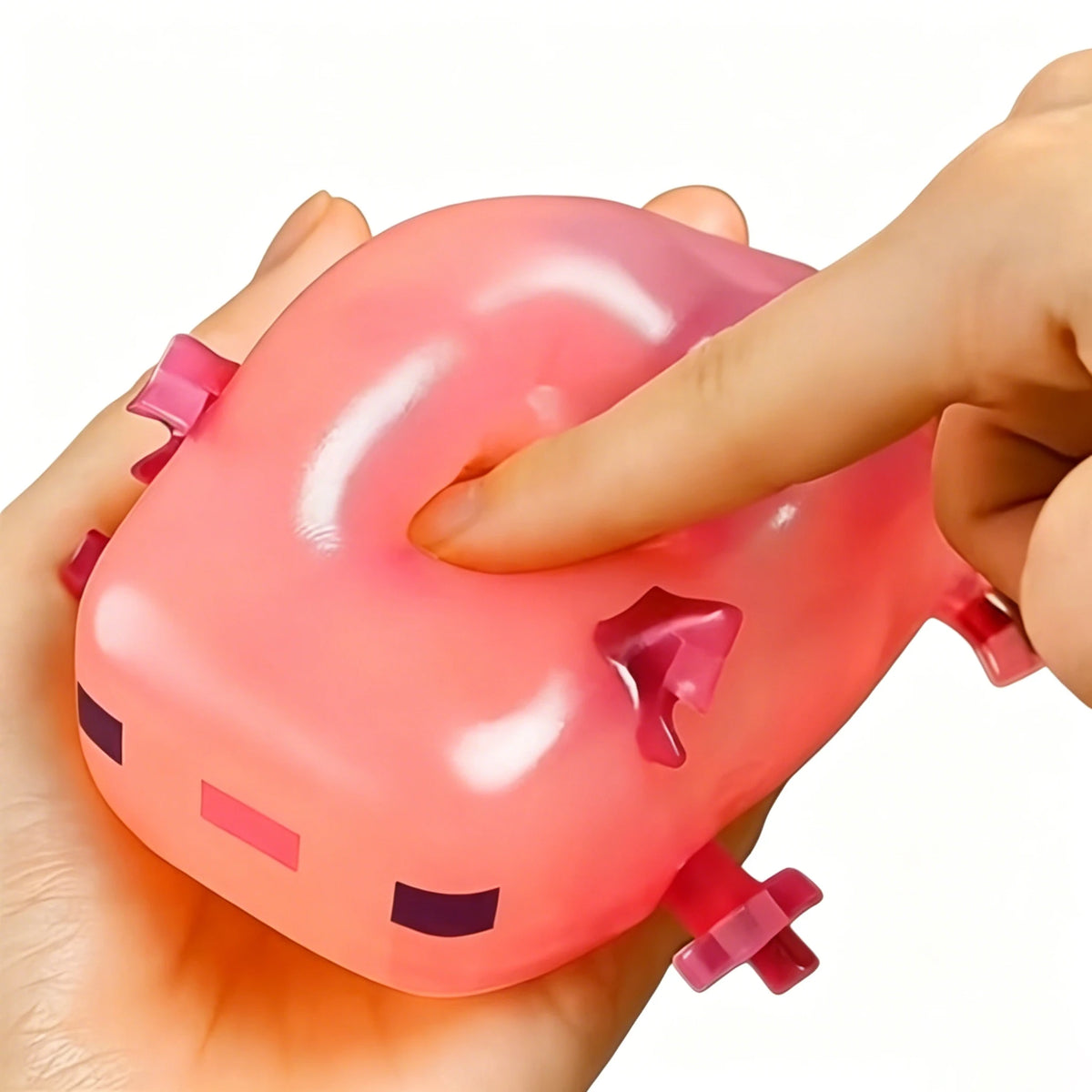 Jelly Axolotl Squish Cube