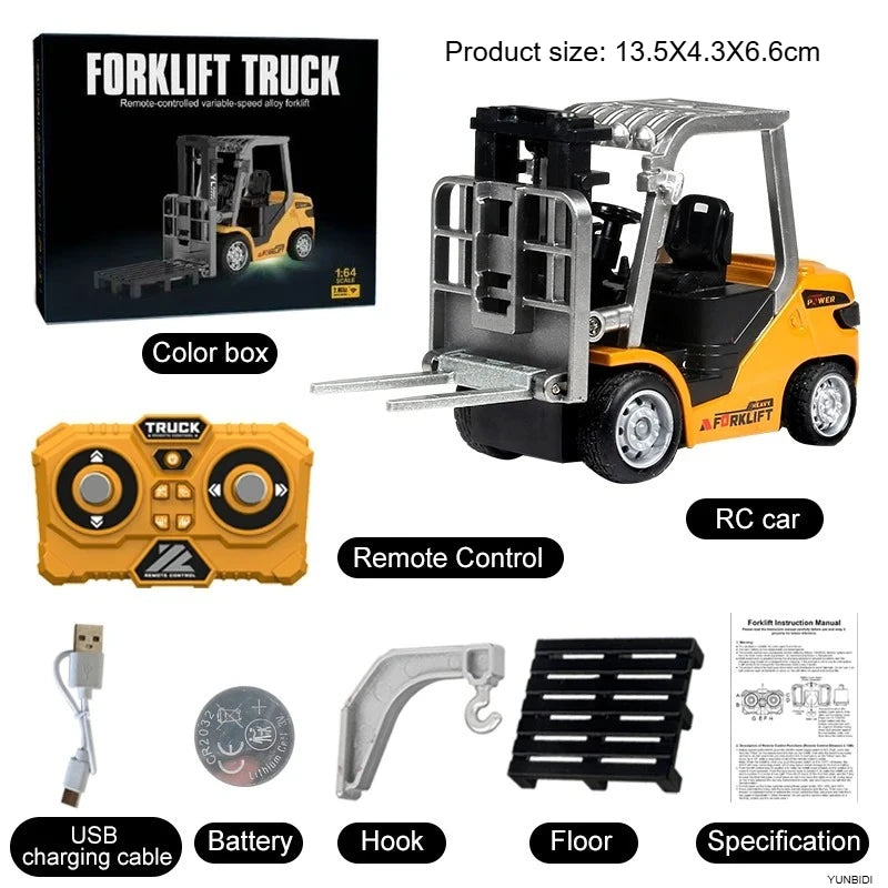 Mini RC Construction Vehicles 1:64