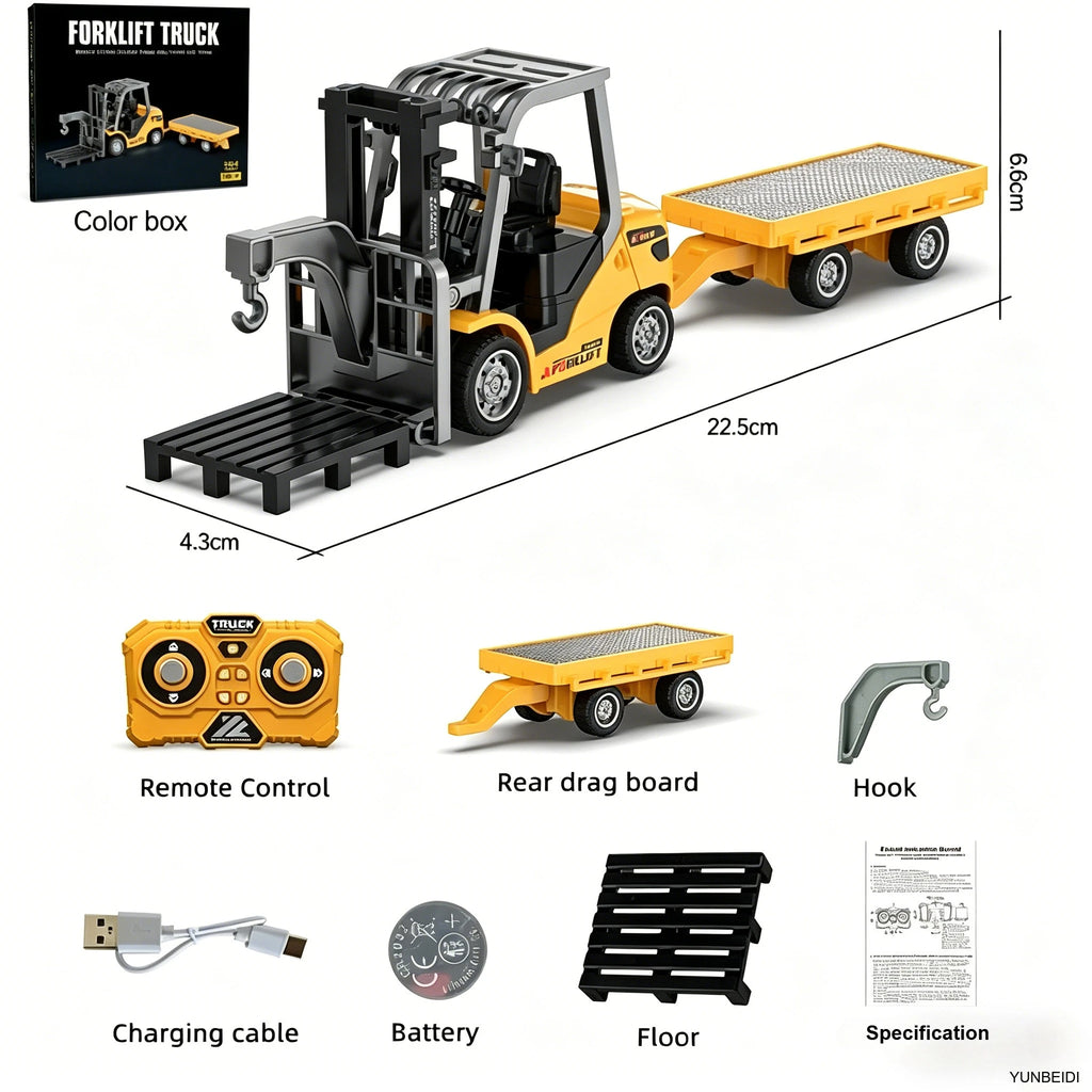 Mini RC Construction Vehicles 1:64