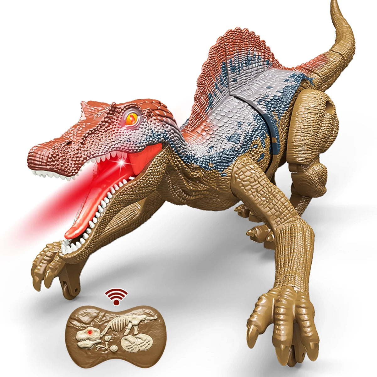Walking RC Dinosaur with Lights & Roar