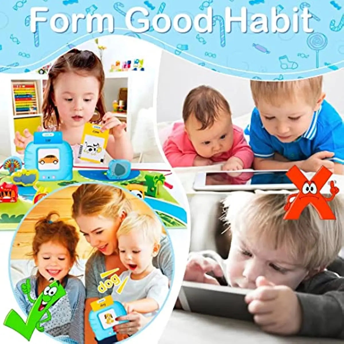 Talking Flash Cards Learning Toy for Toddlers