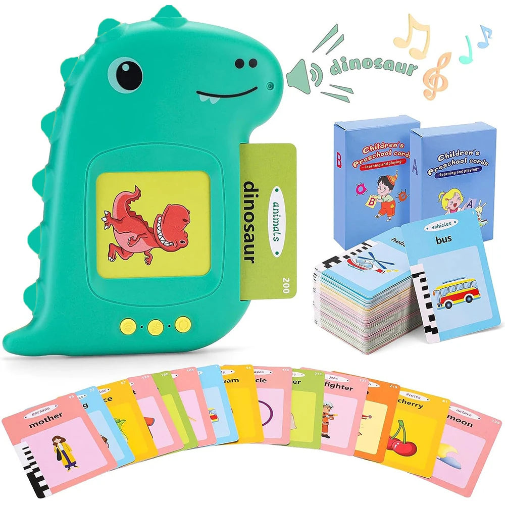 Dinosaur Talking Flash Cards with 224 Sight Words