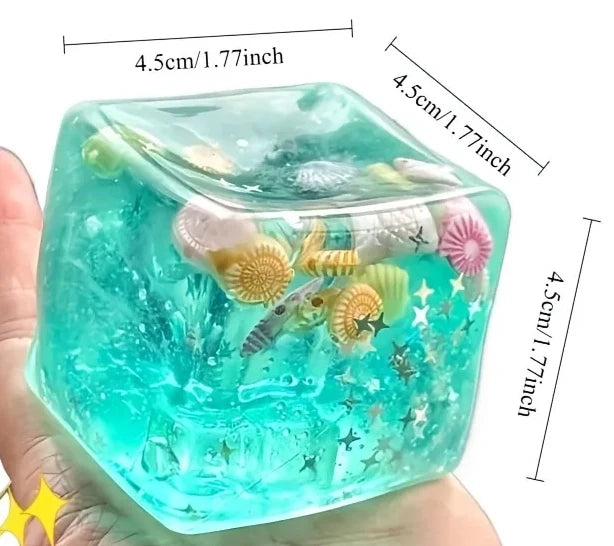 Ocean Cube Squish Block