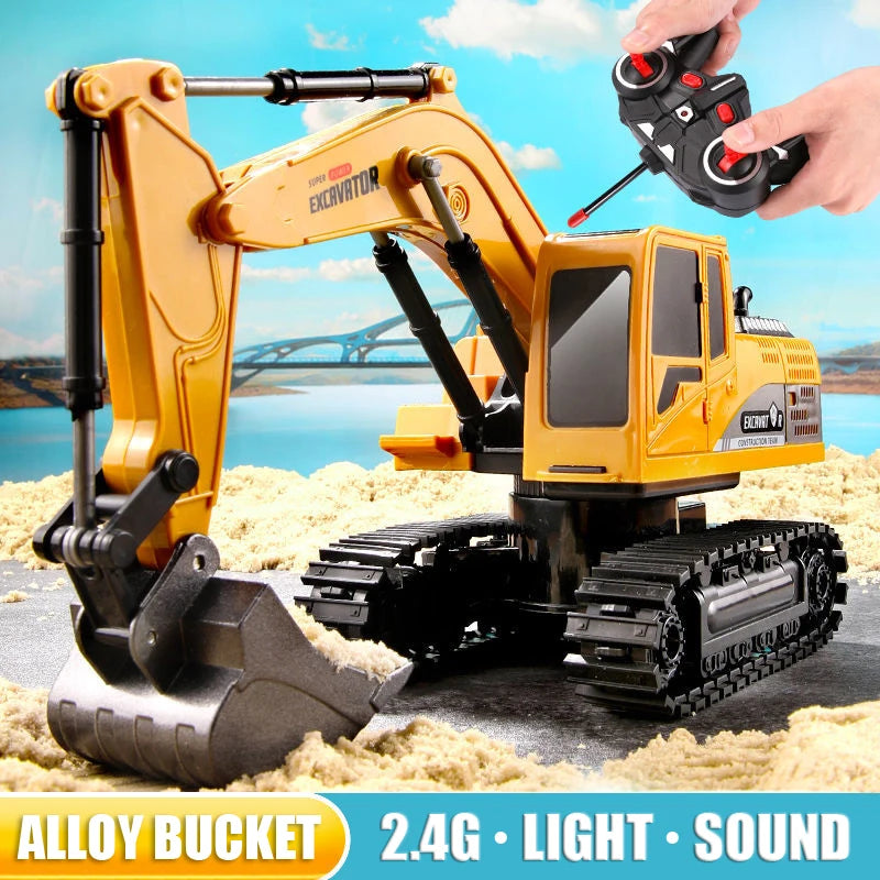 RC Excavator with Alloy Bucket 1:24
