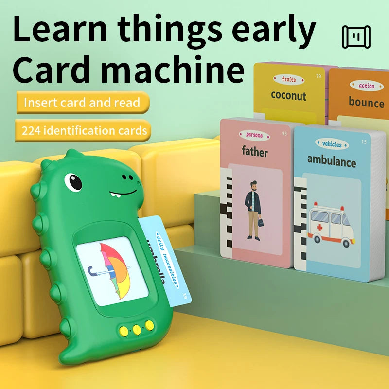 Dinosaur Talking Flash Cards with 224 Sight Words