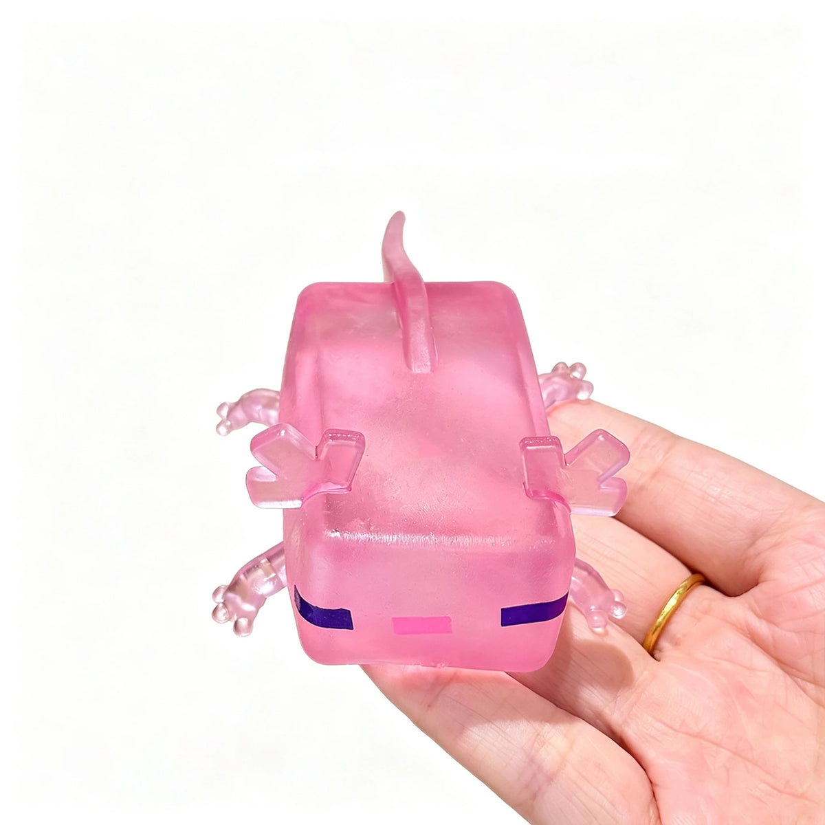 Jelly Axolotl Squish Cube