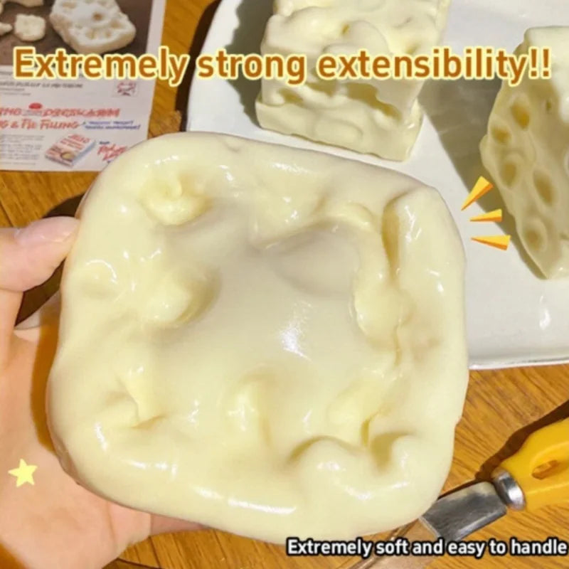 Cloud Cheese Squishy Cube