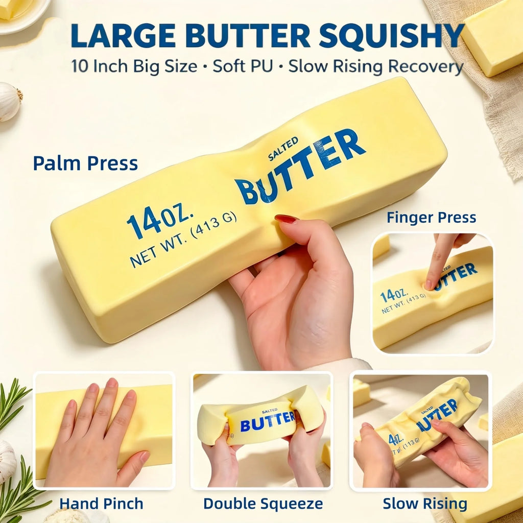 Jumbo Butter Block Squishy