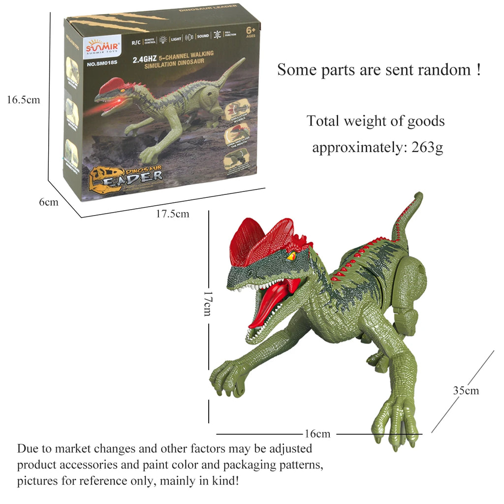 Walking RC Dinosaur with Lights & Roar