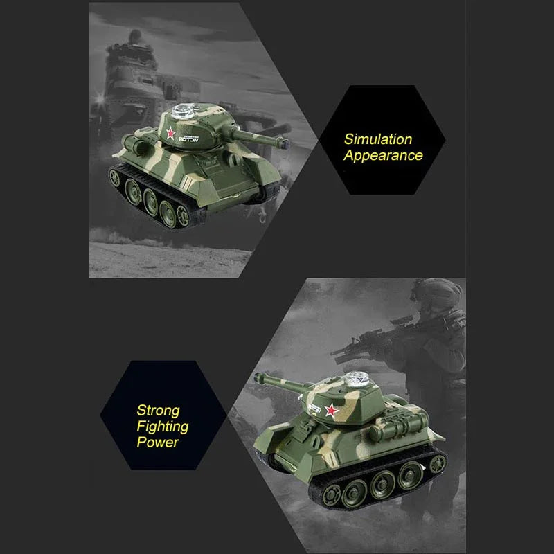 Mini RC Battle Tank 1:100