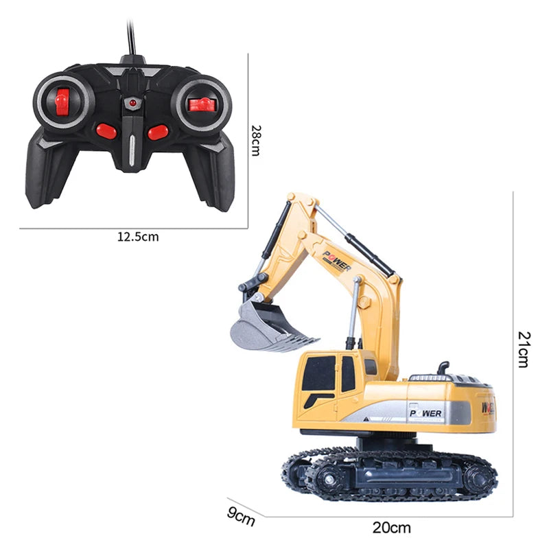 RC Excavator with Alloy Bucket 1:24