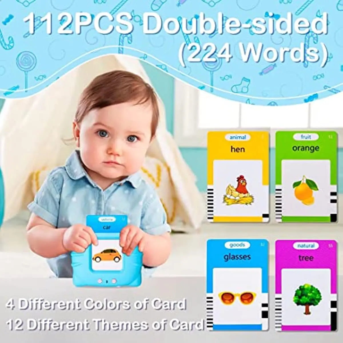 Talking Flash Cards Learning Toy for Toddlers