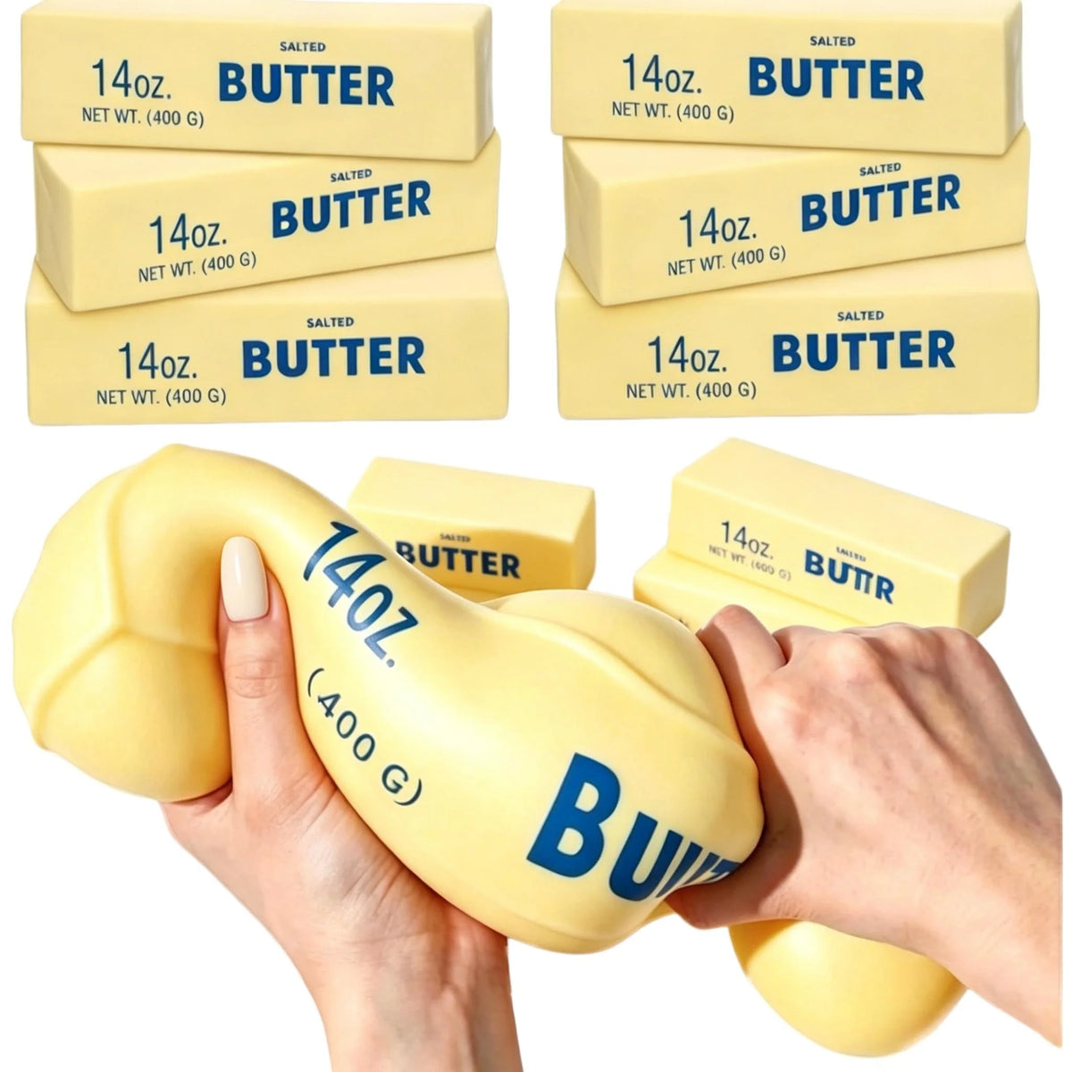 Jumbo Butter Block Squishy