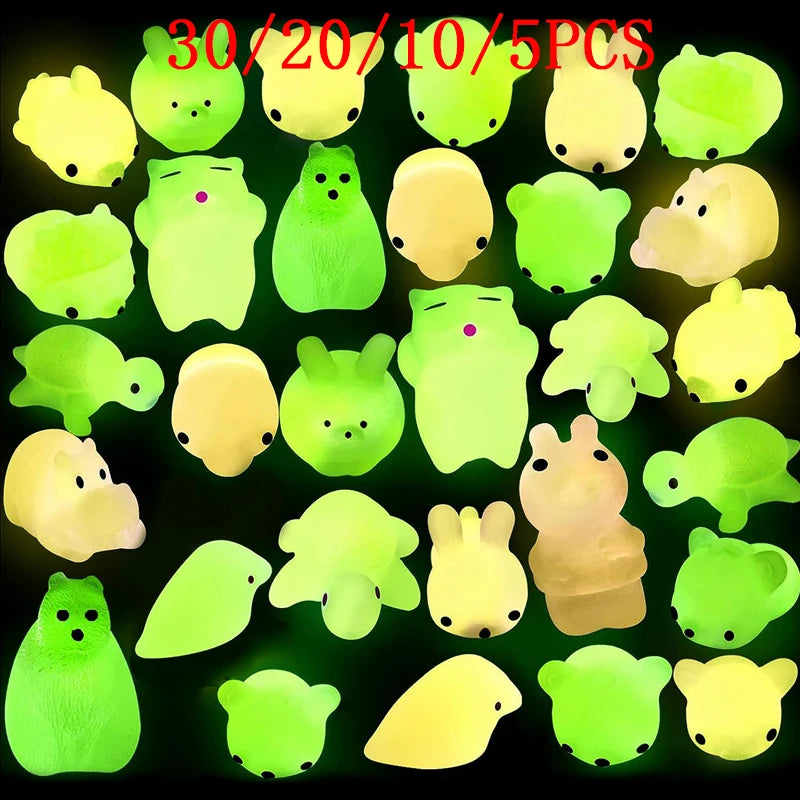 Glow-in-the-Dark Mochi Squishies