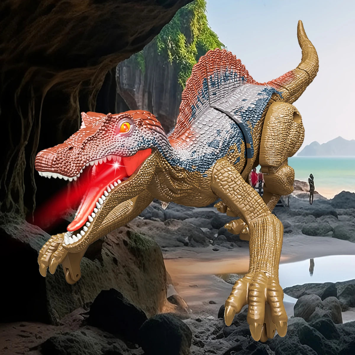Walking RC Dinosaur with Lights & Roar