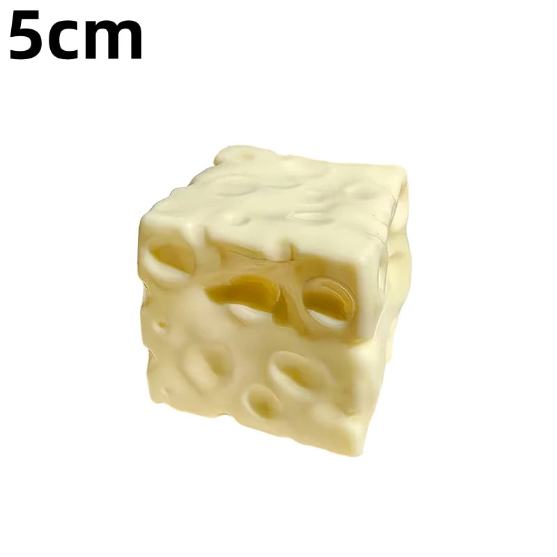 Squishy Cheese Cube Stress Ball