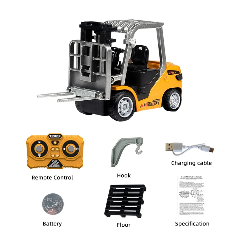 Mini RC Construction Vehicles 1:64 – Pro Alloy