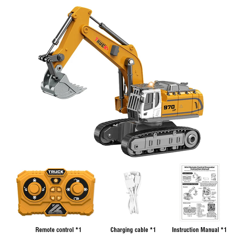 Mini RC Construction Vehicles 1:64 – Pro Alloy