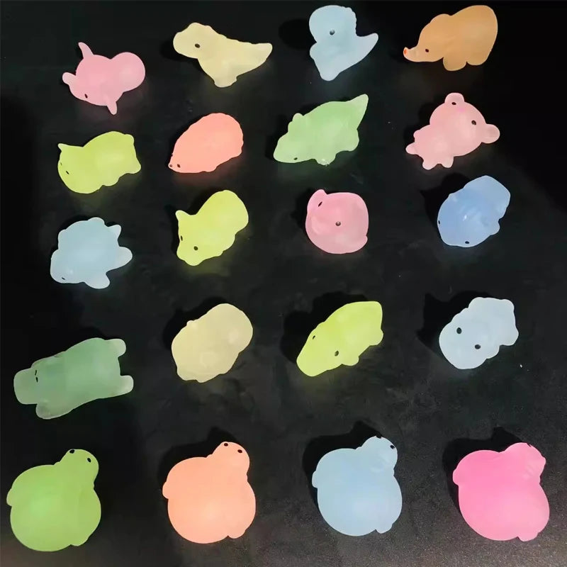 Glow-in-the-Dark Mochi Squishies