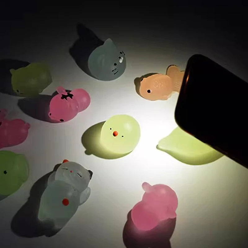 Glow-in-the-Dark Mochi Squishies