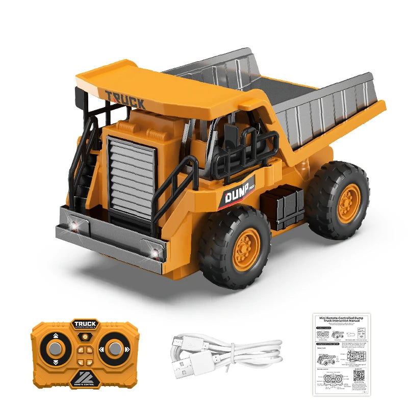 Mini RC Construction Vehicles 1:64 – Pro Alloy