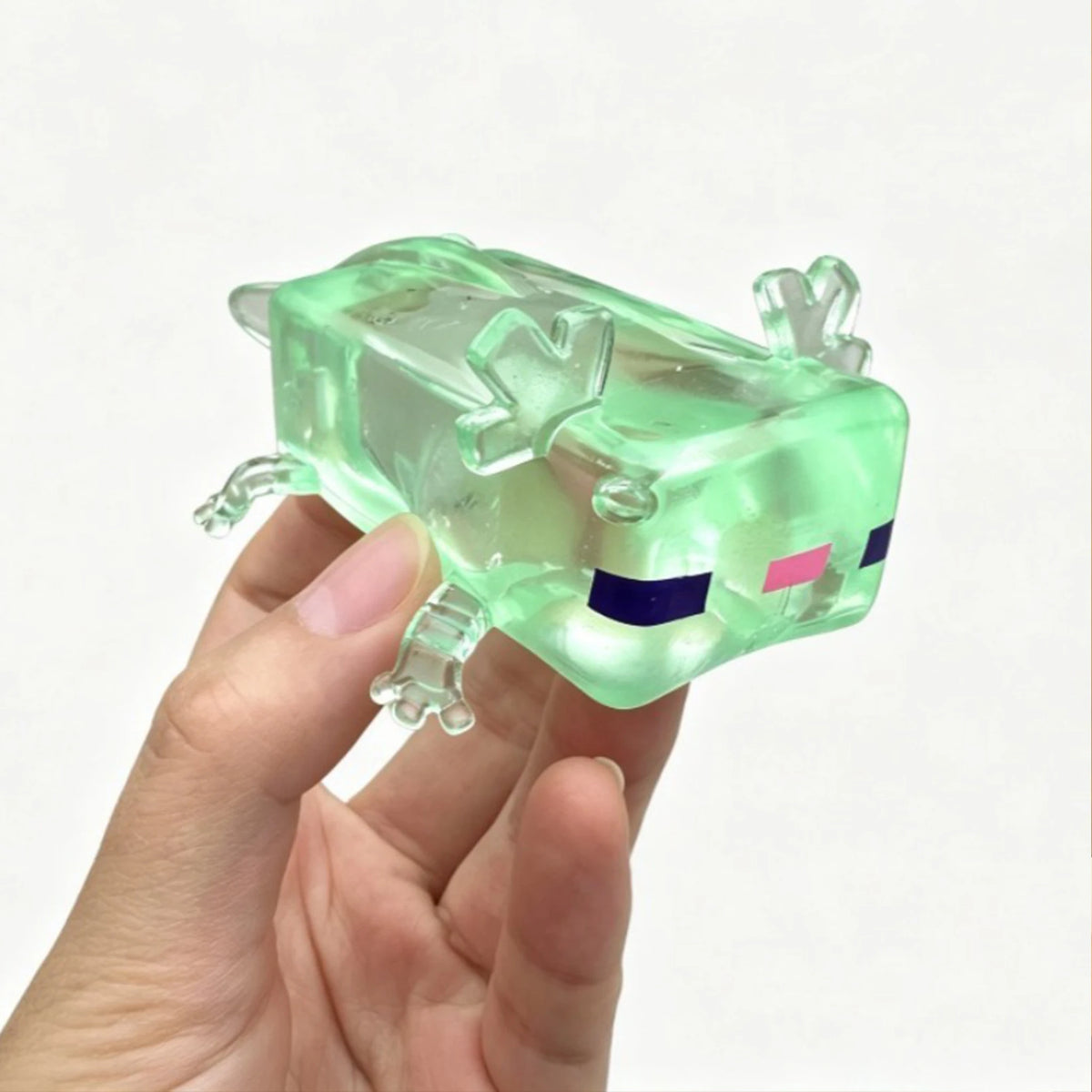 Jelly Axolotl Squish Cube