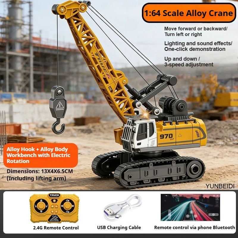 Mini RC Construction Vehicles 1:64