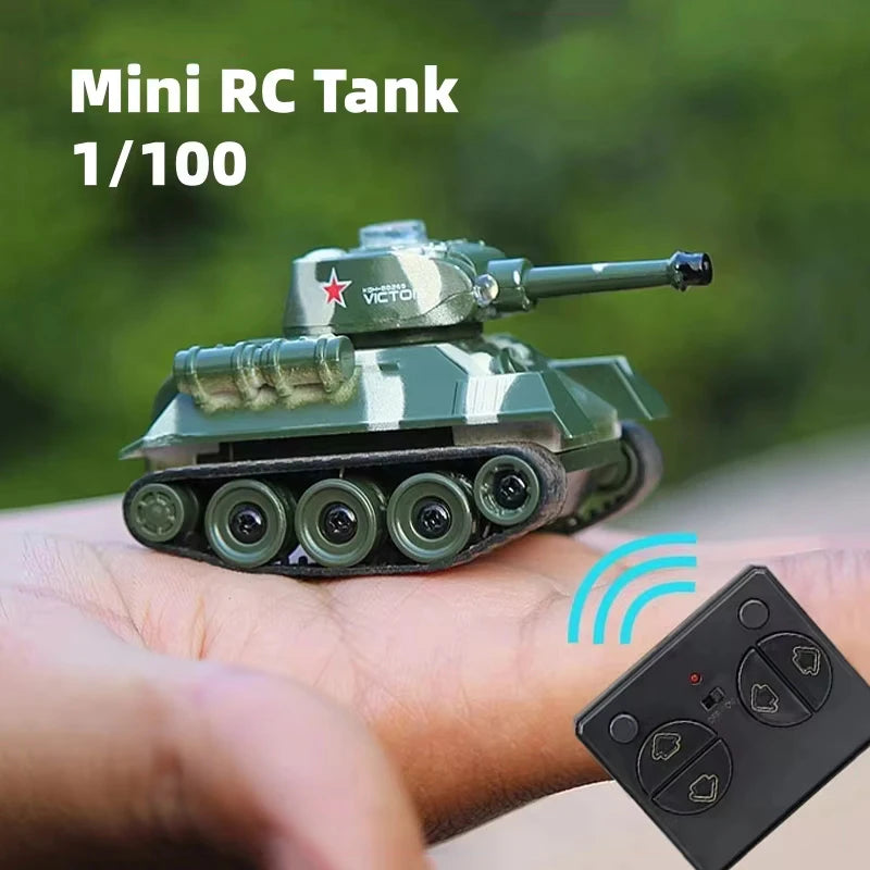 Mini RC Battle Tank 1:100
