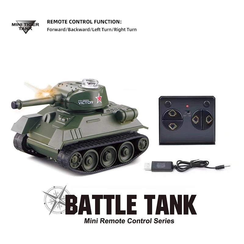 Mini RC Battle Tank 1:100