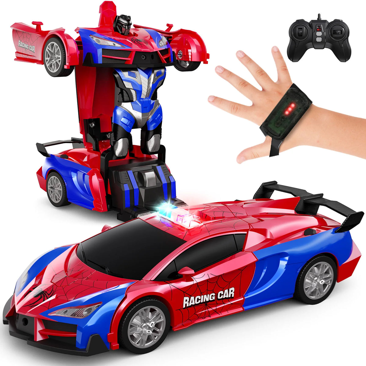 Gesture Control Transforming Robot Car