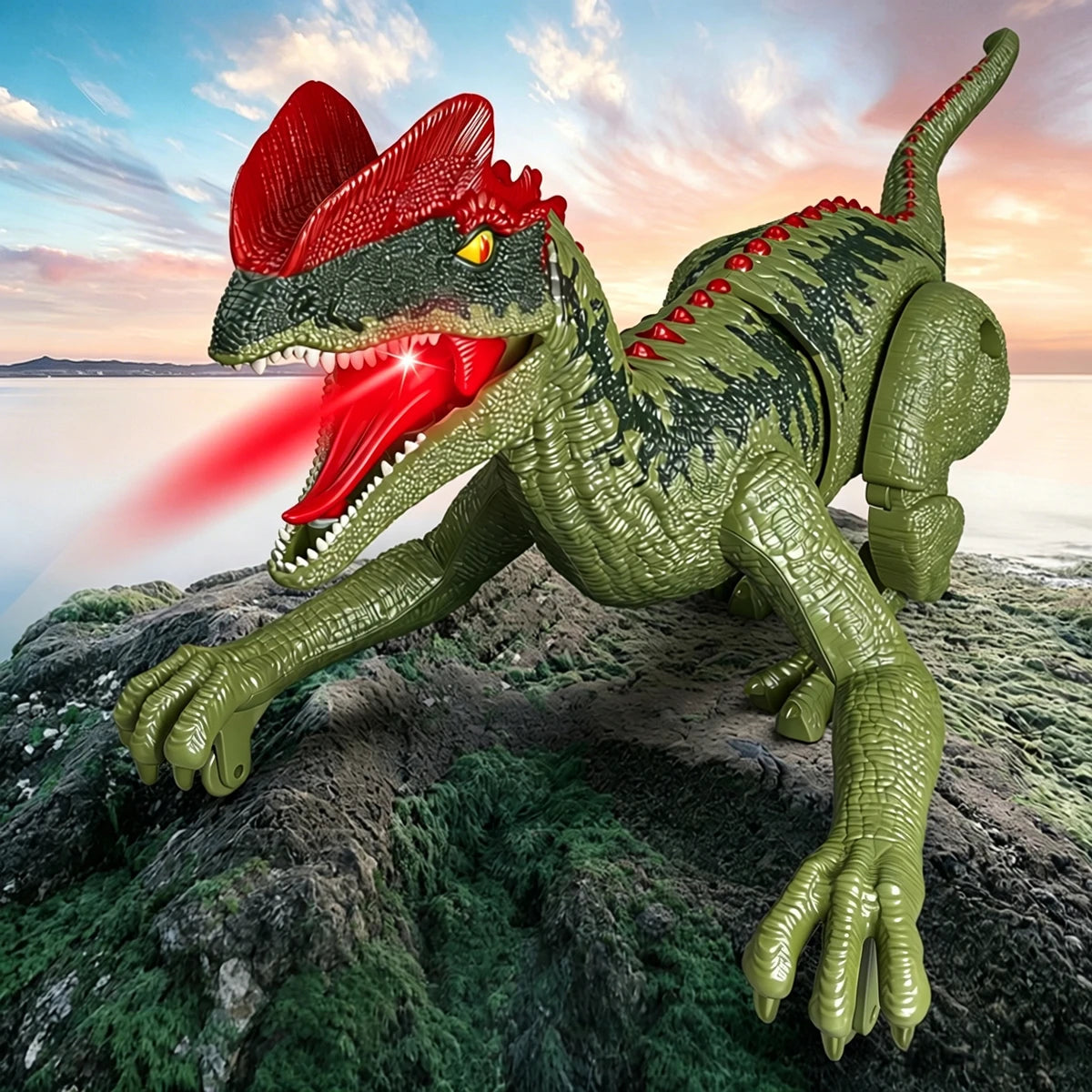 Walking RC Dinosaur with Lights & Roar
